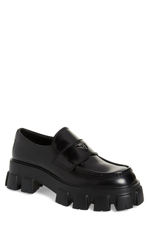 prada cadillac shoes price|prada sole loafers men.